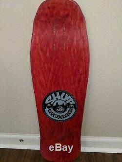 Vintage Red Shut Street Posse Skateboard Deck. HTF