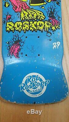 Vintage Santa Cruz Rob Roskopp Target Skateboard Deck ORIGINAL 1986