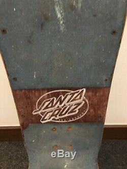 Vintage Santa Cruz Rob Roskopp V Skateboard Deck Powell Peralta Alva