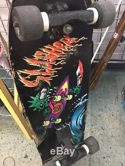 Vintage Santa Cruz Slasher Meek Model Skateboard Skate Deck Board OG Old School