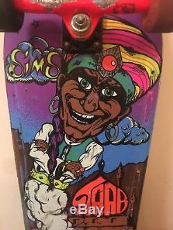 Vintage Sims Kevin Staab Skateboard Deck Original 80s Genie Not Reissue