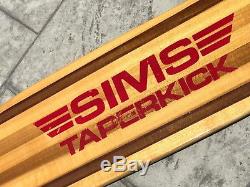 Vintage Sims Taperkick Skateboard Deck 36 Rare NOS 70s Skate Nectar