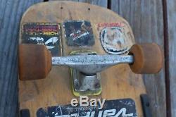 Vintage Variflex Skateboard Deck & Trucks Sims Comp II Wheels Old School 26 cm