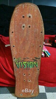 Vintage Vision Jinx 1986 Skateboard OG NOT REISSUE