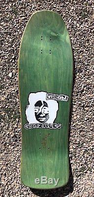 Vintage Vision Mark Gonzales Skateboard Deck / 80s Art Gonz 1988 NOS