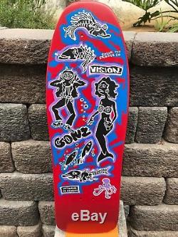 Vintage Vision Mark Gonzales Skateboard nos Krooked Blind Sims Santa Cruz World