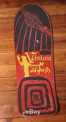Vintage Vision Old Ghosts John Grigley Skateboard Deck Original 1980's Ugly Stix