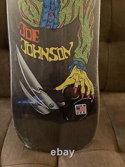 Vintage Vision Skateboard Joe Johnson Scissors NOS reissue Black MINT Shrink