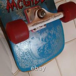 Vintage Vtg Powell Peralta Mike Mcgill Skateboard Skate Complete Deck Blue