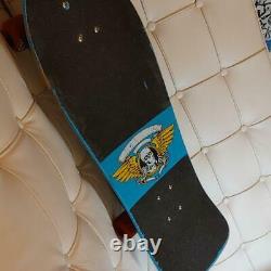 Vintage Vtg Powell Peralta Mike Mcgill Skateboard Skate Complete Deck Blue