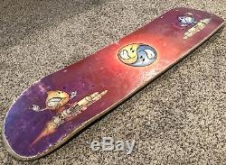 Vintage World Industries 1997 Slick Skateboard Deck- Wet Willy & Flameboy BATTLE