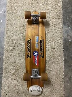 Vintage Z woody skateboard RARE Alva Z flex Tunnel G&S Zorlac sma J boy Adams