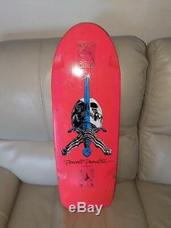 Vintage powell peralta skateboard deck 1978 Sword and Skull old school OG