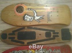 Vintage skateboard 8 deck lot Powell Peralta Hosoi Blockhead Gator +++++