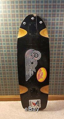 Vintage skateboard deck G&S Dennis Martinez Fibreflex Flying Aces OG 1970's