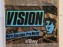 Vision Skateboard Mark Gonzales 1986 FACE Deck Old School GONZ 80's Stock