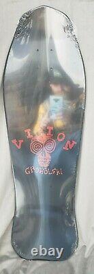 Vision Tom Groholski Skeleton Old School Reissue Deck Black Dip 10 x 31