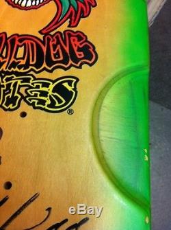 Wes Humpston Bulldog Skates Bleeding Heart Multi Color Deck Signed Wes Humpston