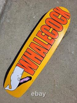 Whalecock Skateboards Deck 1999 Dave Carnie Todd Bratrud Rare NOS