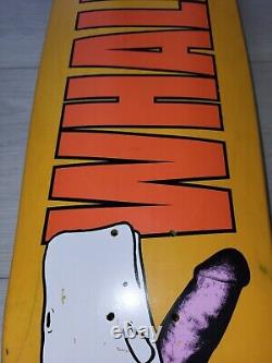 Whalecock Skateboards Deck 1999 Dave Carnie Todd Bratrud Rare NOS