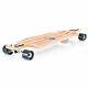 White Wave Longboards Bamboo Drop Deck 38 Inch Freestyle Skateboard, Warrior