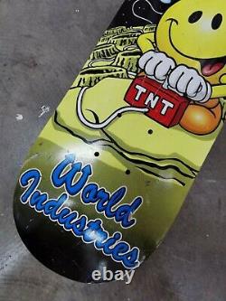 World Industries Flame Boy Vs Wet Willie Skateboard Deck mid 2000s