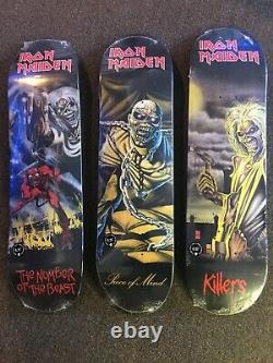 ZERO Skateboards Iron Maiden (set of 3 Limited Edition decks)