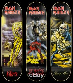 ZERO x Iron Maiden Limited Edition Full Series Set 3 Skateboard Decks