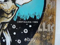 ZORLAC Skateboard Deck Metallica Pushead 1989 NEW! RARE! Oldschool Board