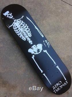 Zero Jamie Thomas Skeleton Pro Model Skateboard Deck Vintage