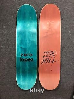 Zero Lopez & Zero Hill Signed Zero Skateboard Decks