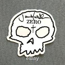 Zero Matte Black Single Skull Deck Signed by Jamie Thomas