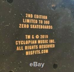Zero Skateboard Deck Misfits BULLET 8.0 Second Edition Limited to 300