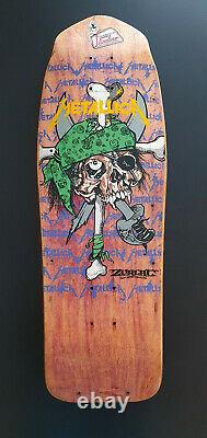 Zorlac Pushead Skateboard Deck Metallica. Rare 80s oldschool Board